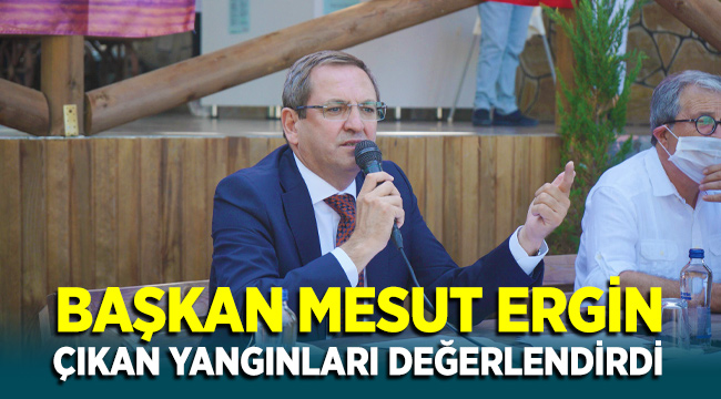 Ayvalık Belediye Başkanı Mesut Ergin çıkan yangınları değerlendirdi