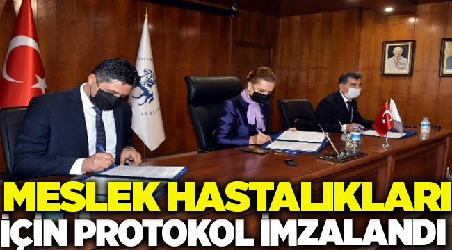 Aliağa'da Meslek Hastalıkları Hastahanesi İçin Protokol İmzalandı