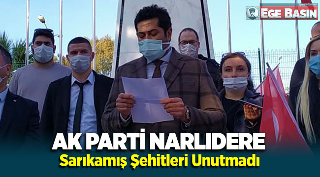 AK PARTİ NARLIDERE, SARIKAMIŞ ŞEHİTLERİNİ UNUTMADI