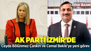 AK Parti'de Ceyda Bölünmez Çankırı ve Cemal Bekle'ye yeni görev
