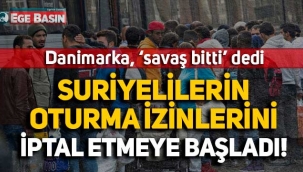 Danimarka, Suriyelilerin oturma izinlerini iptal etmeye başladı