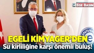 Egeli Kimyager Doç. Dr. Deniz Çiftçi’den su kirliliğine karşı önemli buluş