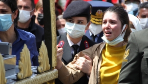 İzmirli şehit Piyade Teğmen Mehmet Kıvık'a acı dolu veda