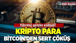 Kripto para BİTCOİN'den sert çöküş!