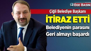 Utku Gümrükçü İtiraz etti, belediyenin parasını geri aldı!