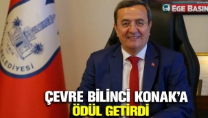 Çevreci bilinci Konak’a Ödül Getirdi