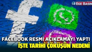 Facebook Tarihi Çöküşün nedenini Açıkladı!