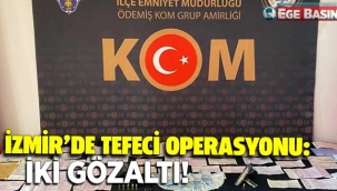 İzmir’de tefeci operasyonu: 2 gözalt