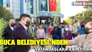 Buca Belediyesi’nden vatandaşlara 3 bin fidan