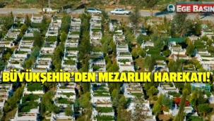 Büyükşehir'den mezarlık harekatı!