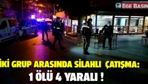 İzmir’de iki grup arasında silahlı çatışma: 1 ölü, 4 yaralı