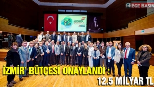 İzmir’in bütçesi onaylandı: 12.5 milyar TL