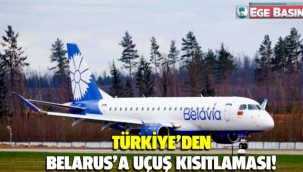 Türkiye'den Belarus'a uçuş kısıtlaması