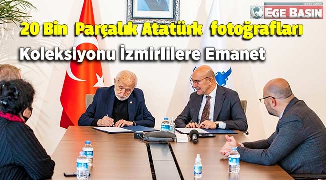 20 bin parçalık Atatürk fotoğrafları koleksiyonu İzmirlilere emanet