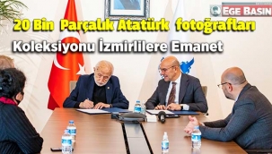 20 bin parçalık Atatürk fotoğrafları koleksiyonu İzmirlilere emanet