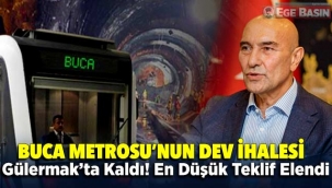 Buca Metrosu'nun dev ihalesini kazanan firma Gülermak!