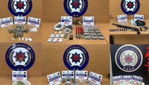 İzmir'de uyuşturucu operasyonları: 16 tutuklama