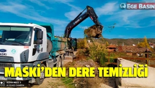 MASKİ’den dere temizliği