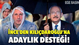 Muharrem İnce'den destek: Kemal Kılıçdaroğlu'nun Cumhurbaşkanı adayı olması gerekir