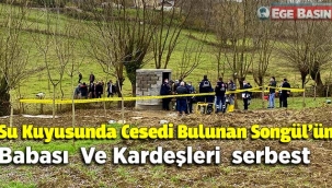 Su kuyusunda cesedi bulunan Songül’ün babası ve kardeşleri serbest