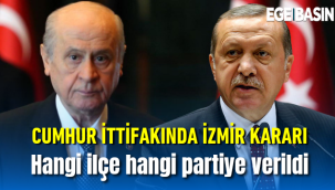Cumhur ittifakında İzmir kararı! işte hangi parti hangi ilçeden girecek liste