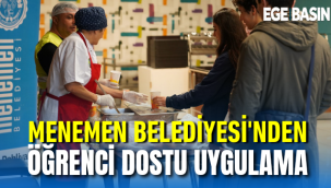Menemen Belediyesi'nden Öğrenci Dostu Uygulama
