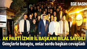 Üniversiteli gençler sordu, Ak Parti İzmir İl Başkanı Bilal Saygılı yanıtladı