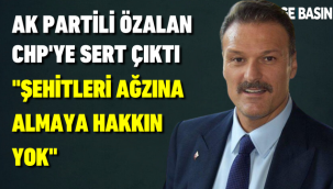 AK Partili Özalan'dan CHP'ye: Şehitlerimizi ağzına almaya hakkınız yok!