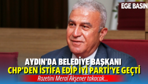 CHP'den istifa eden Aydın Efeler Belediye Başkanı M. Fatih Atay İyi Parti'ye geçti