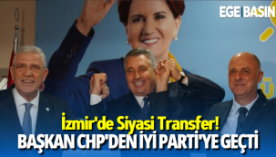 İzmir'de Siyasi Transfer! Eski Menderes Belediye Başkanı CHP'Lİ Ergun Özgün İYİ Parti'ye geçti