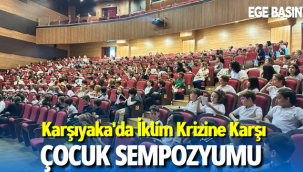 Karşıyaka'da iklim krizine karşı çocuk sempozyumu