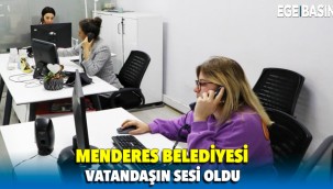 Menderes Belediyesi Vatandaşın sesi oldu