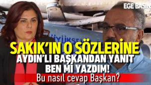 Sakık'ın Füze tepkisine Aydın Büyükşehir Belediye Başkanı Çerçioğlu'ndan ürkek yanıt!