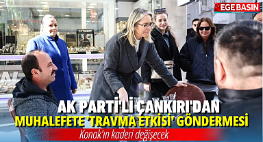 AK Partili Çankırı'dan Muhalefete 'travma etkisi' Göndermesi
